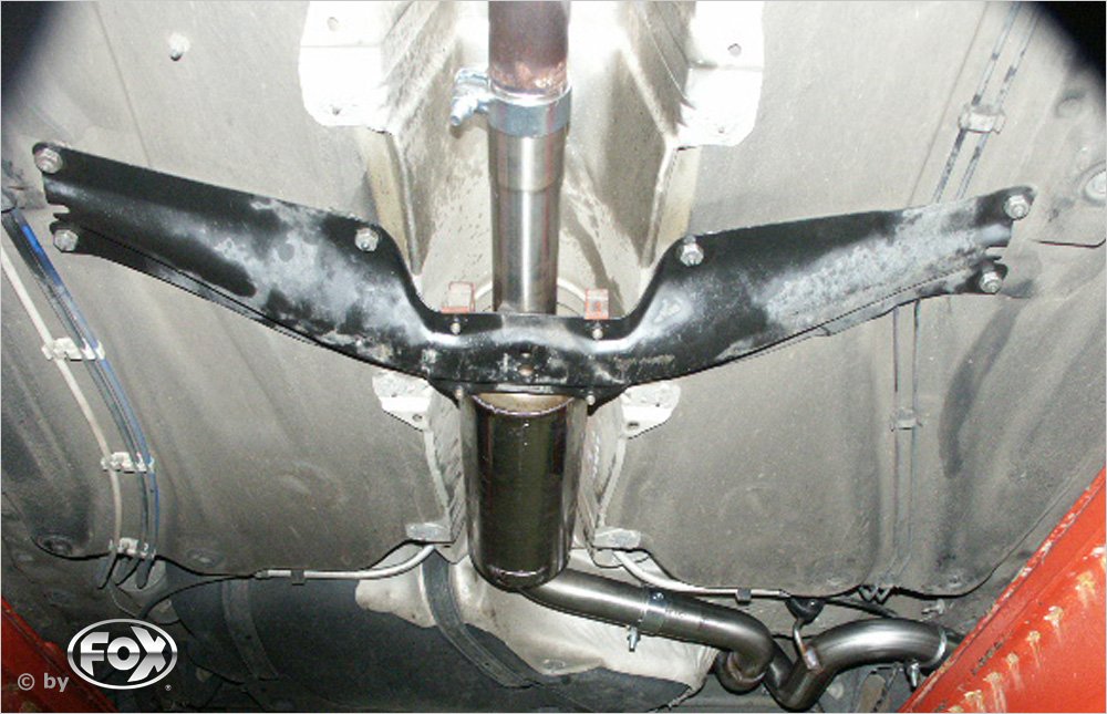 Fox Auspuff Sportauspuff Komplettanlage für VW Golf IV 1.6l 74kW 1.8l 110kW