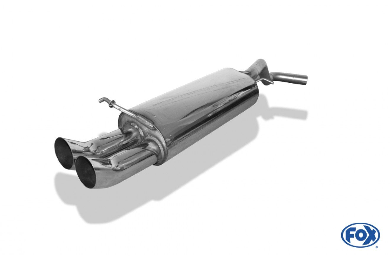 Fox Auspuff Sportauspuff Endschalldämpfer für VW Golf IV 1.4 1.6 1.8 2.0 2.3 1.9