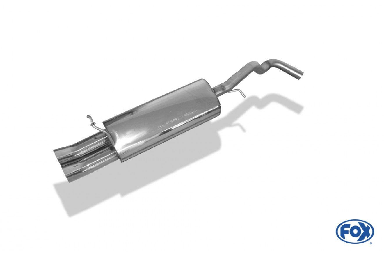 Fox Auspuff Sportauspuff Endschalldämpfer für VW Golf IV 1.4 1.6 1.8 2.0 2.3 1.9
