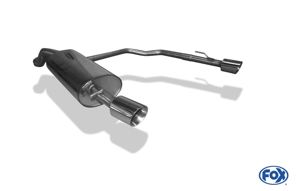 Fox Auspuff Sportauspuff Komplettanlage für VW Golf 4 1.4l 2 2.3l 1.4l