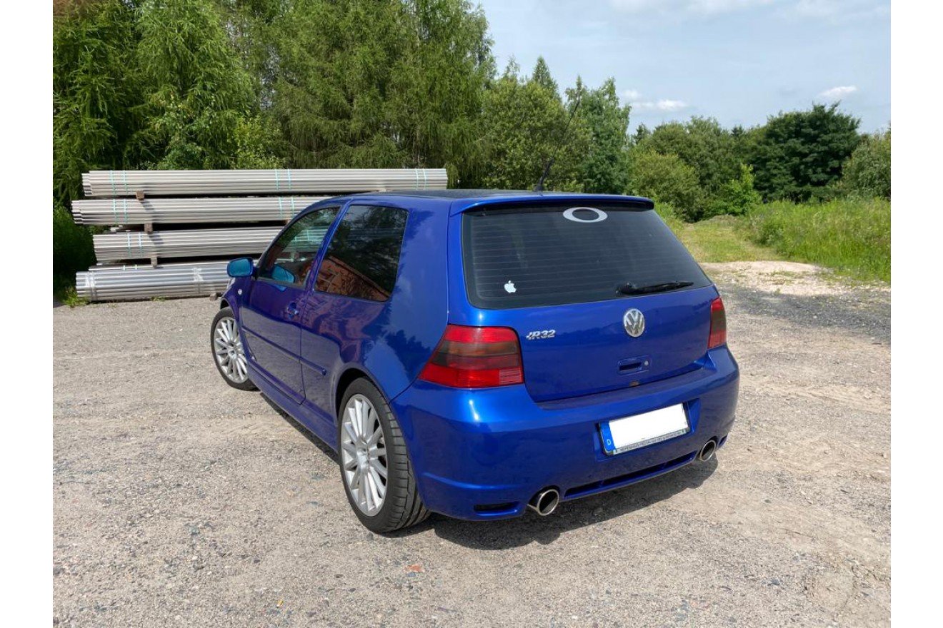 Fox Duplex Auspuff Sportauspuff Komplettanlage für VW Golf IV R32 3,2l 177kW