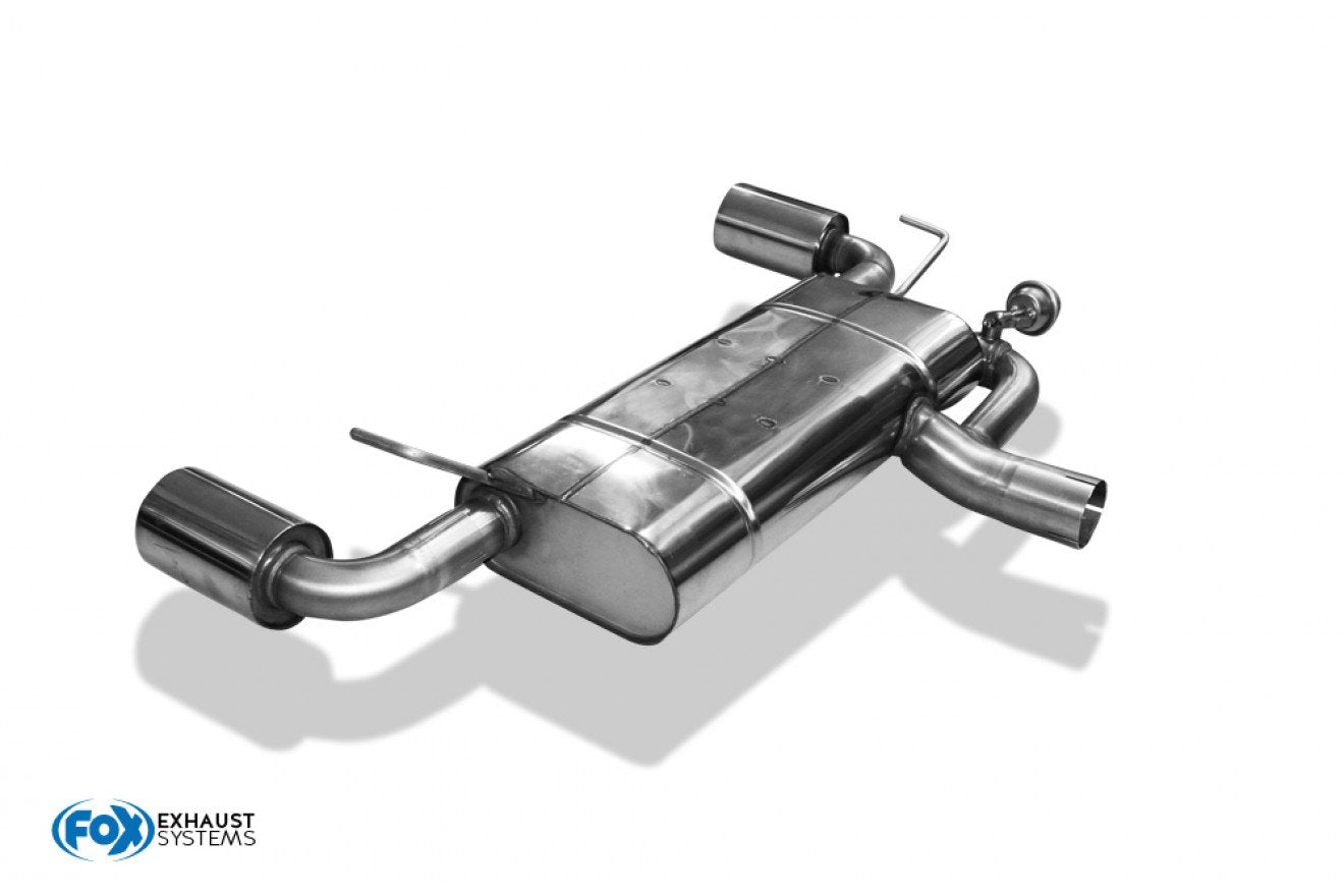 Fox Duplex Auspuff Sportauspuff Komplettanlage für VW Golf IV R32 3,2l 177kW