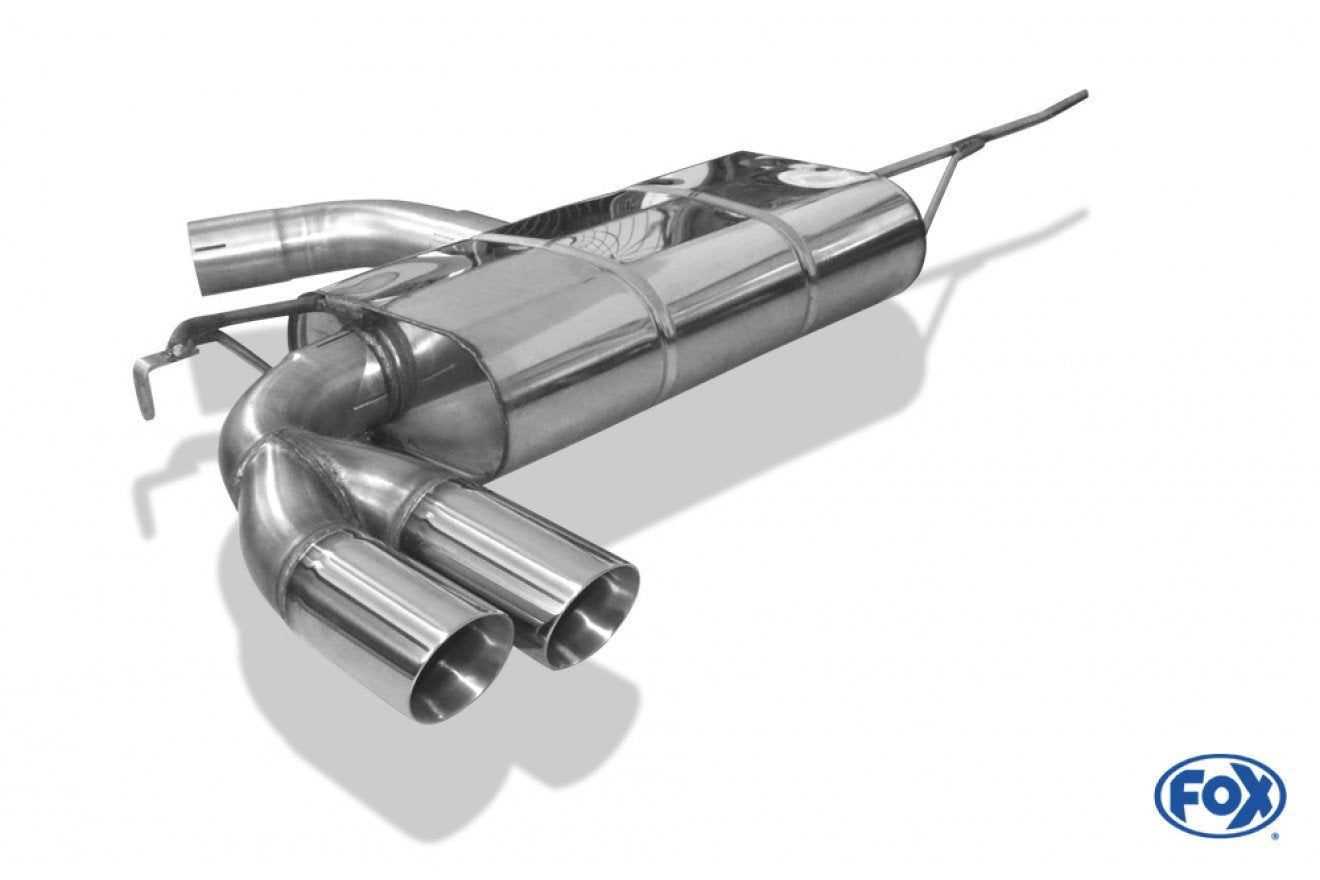 Fox Auspuff Sportauspuff Endschalldämpfer für VW Golf V GTI GTD 2.0l