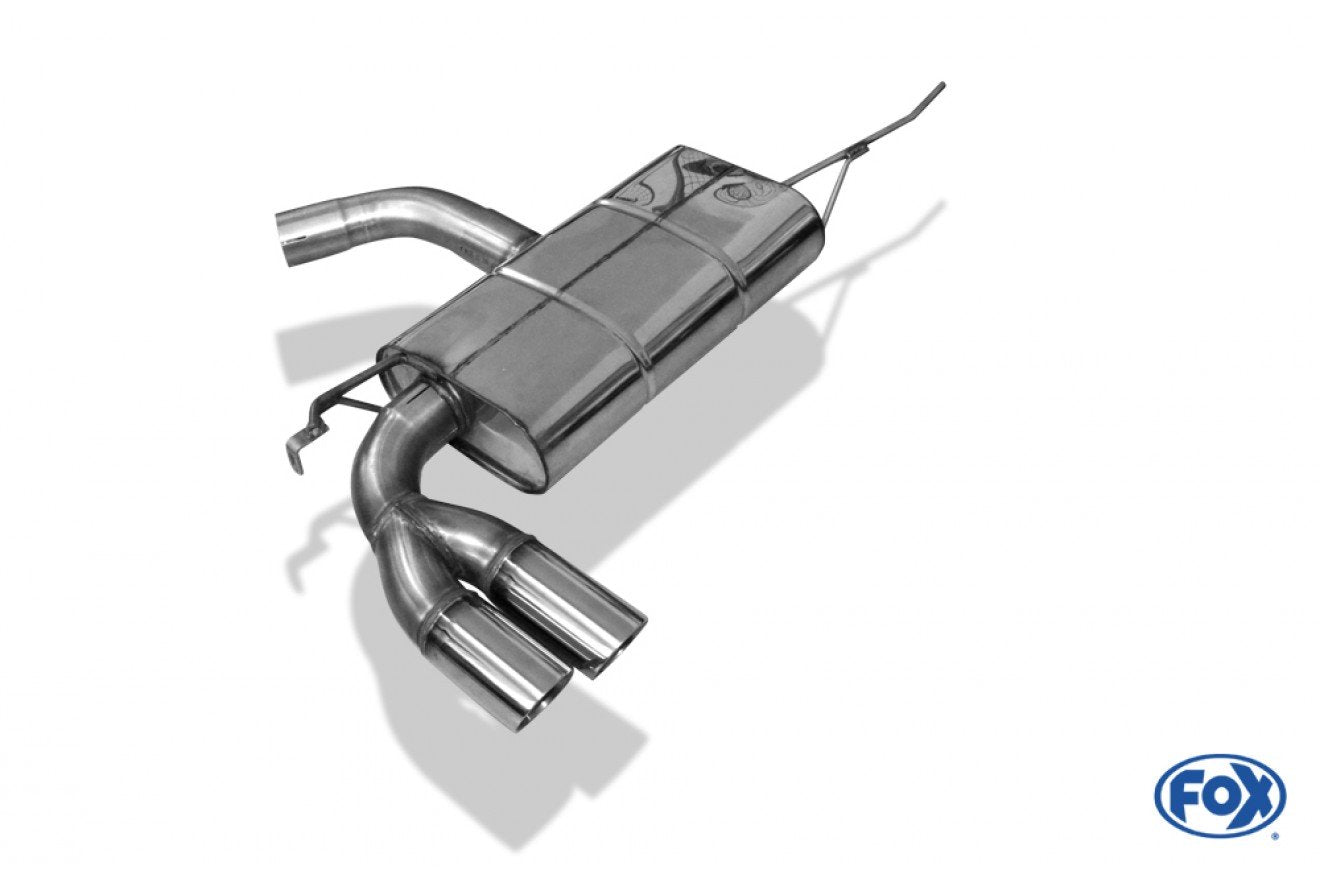 Fox Auspuff Sportauspuff Endschalldämpfer für VW Golf V GTI GTD 2.0l