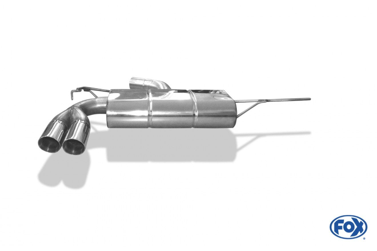 Fox Auspuff Sportauspuff Endschalldämpfer für VW Golf V GTI GTD 2.0l