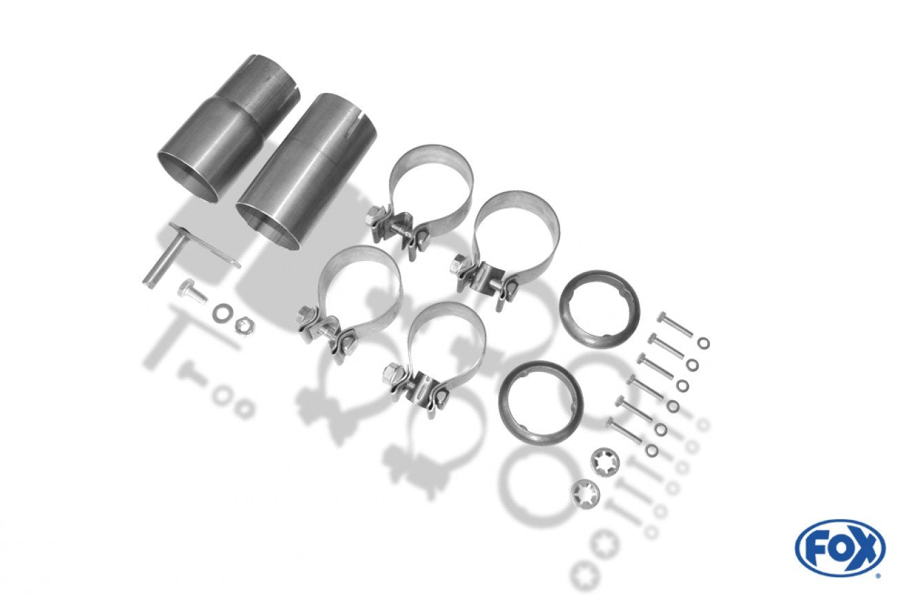 Fox Auspuff Sportauspuff Endschalldämpfer für VW Scirocco 13 1.4l TSI 90/118kW