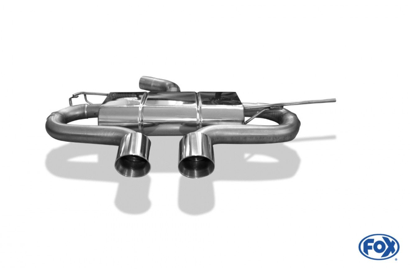 Fox Auspuff Sportauspuff Endschalldämpfer für VW Golf V GTI GTD + VW Golf VI GTI