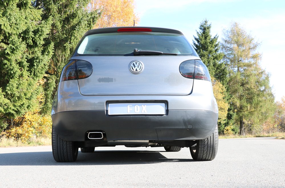 Fox Auspuff Sportauspuff Komplettanlage für VW Golf V 4motion 2.0l TDI 103/110kW