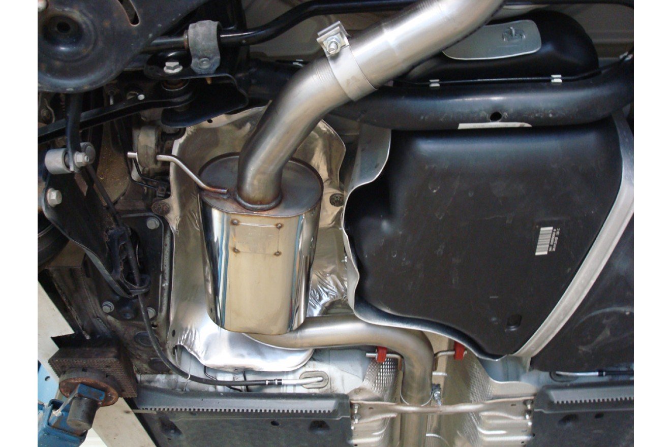 Fox Mittelschalldämpfer Auspuff Sportauspuff für VW Golf 6 1,8 118kW 2,0 TDI