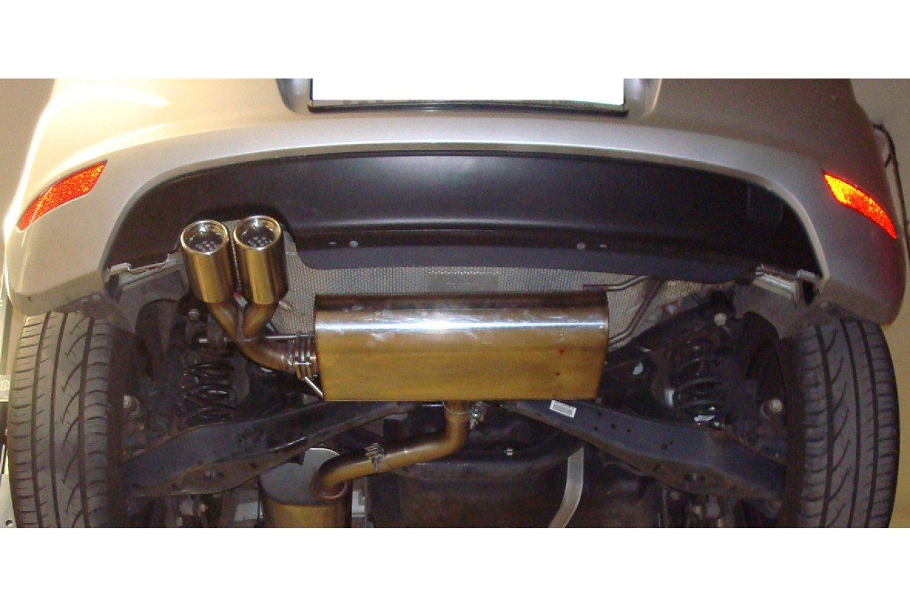 Fox Auspuff Sportauspuff Endschalldämpfer für VW Golf VI 1.2 1.4 1.6 2.0 TDI