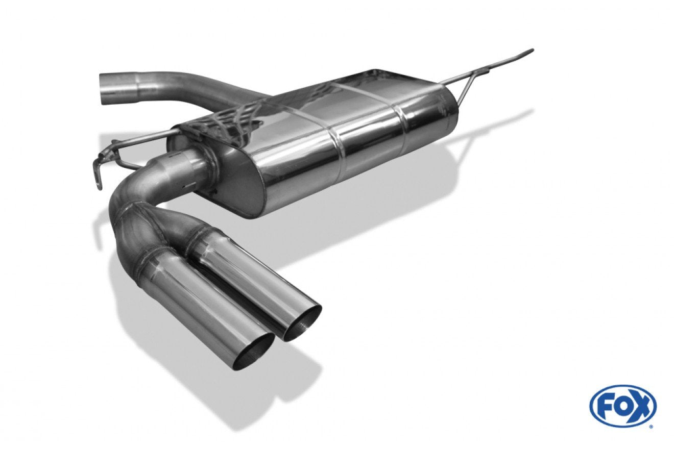 Fox Auspuff Sportauspuff Endschalldämpfer für VW Golf VI 1.2 1.4 1.6 2.0 TDI