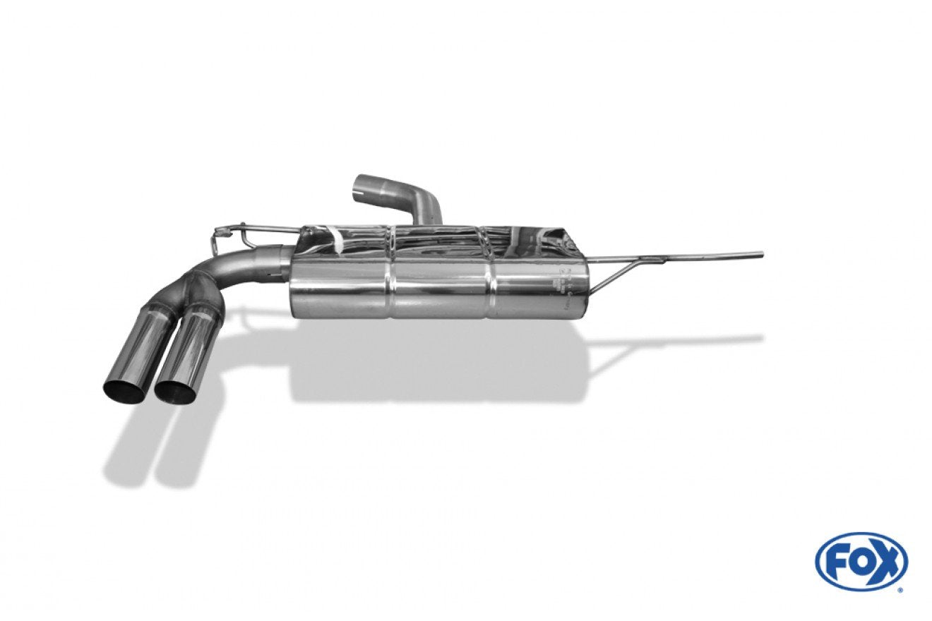 Fox Auspuff Sportauspuff Endschalldämpfer für VW Golf VI 1.2 1.4 1.6 2.0 TDI