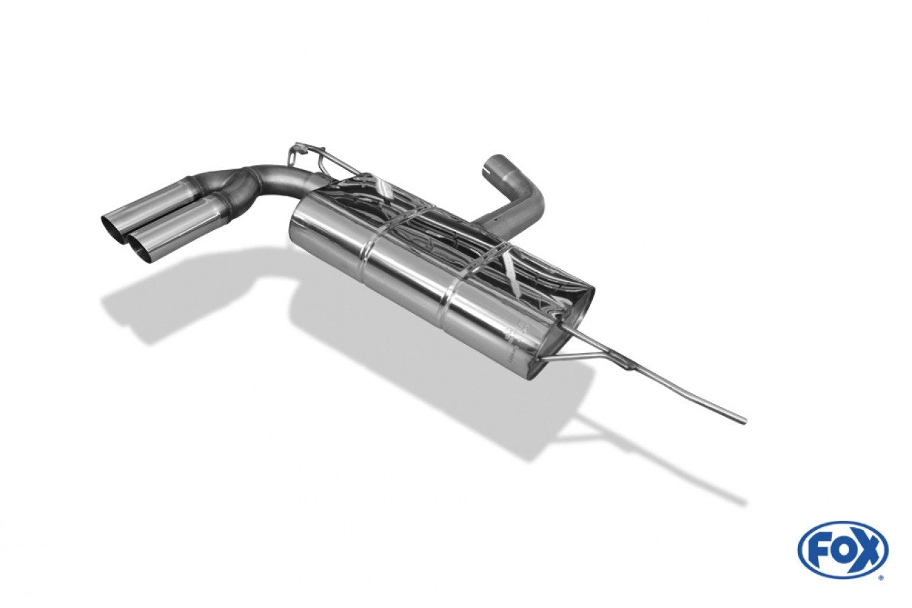 Fox Auspuff Sportauspuff Endschalldämpfer für VW Golf VI 1.2 1.4 1.6 2.0 TDI