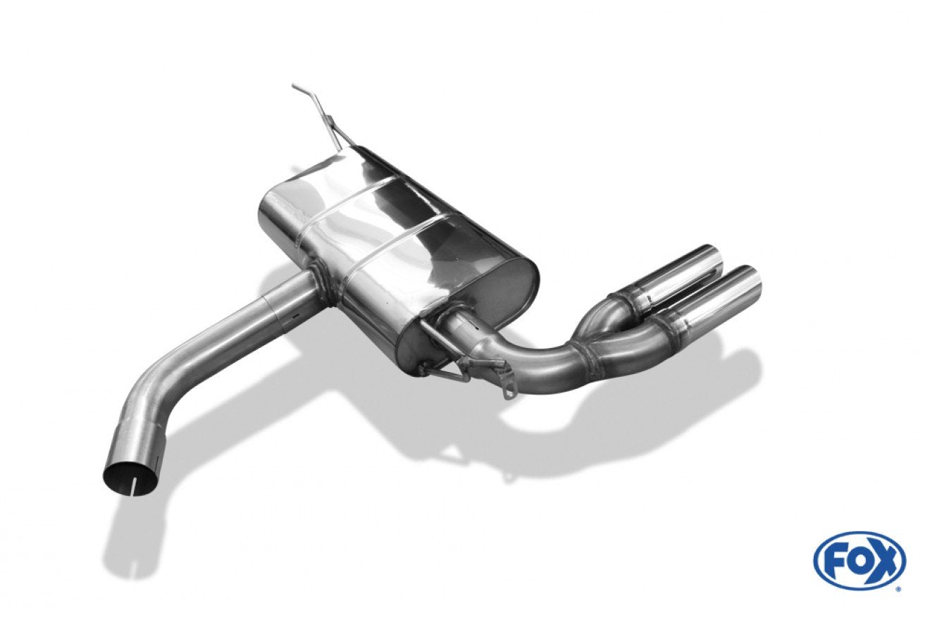 Fox Auspuff Sportauspuff Endschalldämpfer für VW Golf VI 1.2 1.4 1.6 2.0 TDI