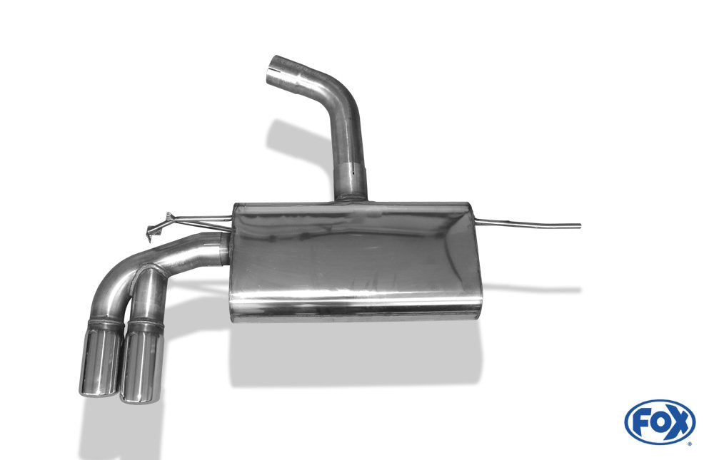 Fox Auspuff Sportauspuff Endschalldämpfer für Seat Leon Typ 5F 1,8l 132kW 2,0l