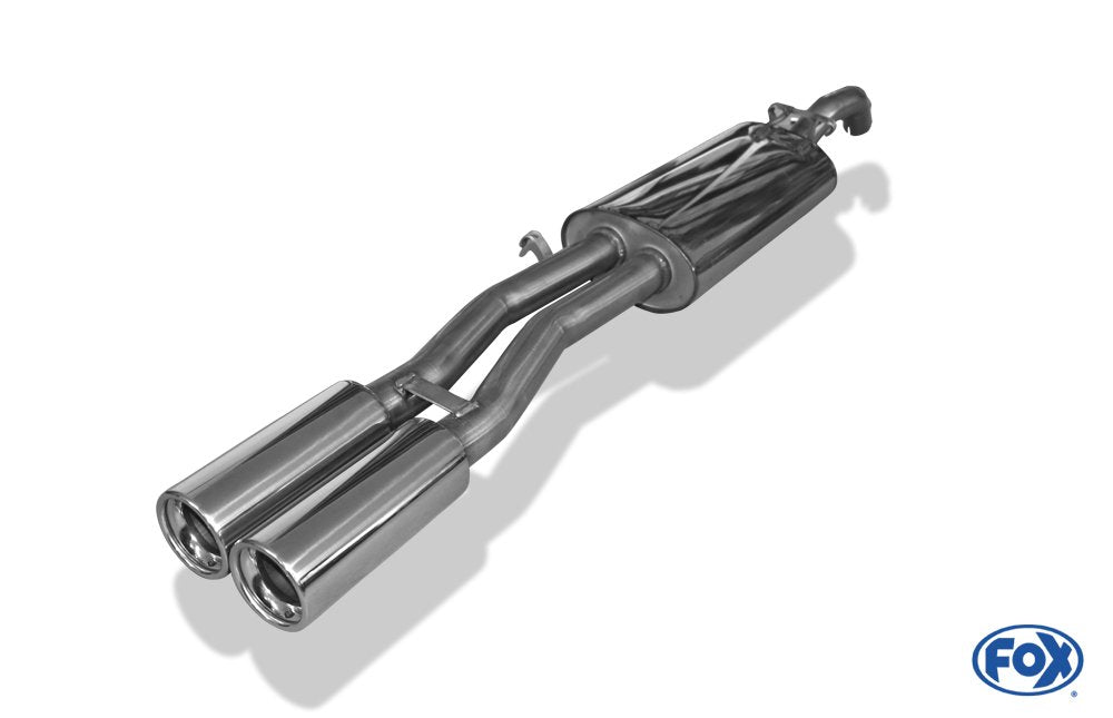 Fox Auspuff Sportauspuff Endschalldämpfer für VW Jetta II 19E 1.8l 62/66/79/82kW