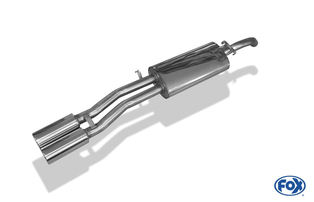 Fox Auspuff Sportauspuff Endschalldämpfer für VW Jetta II 19E 1.8l 62/66/79/82kW