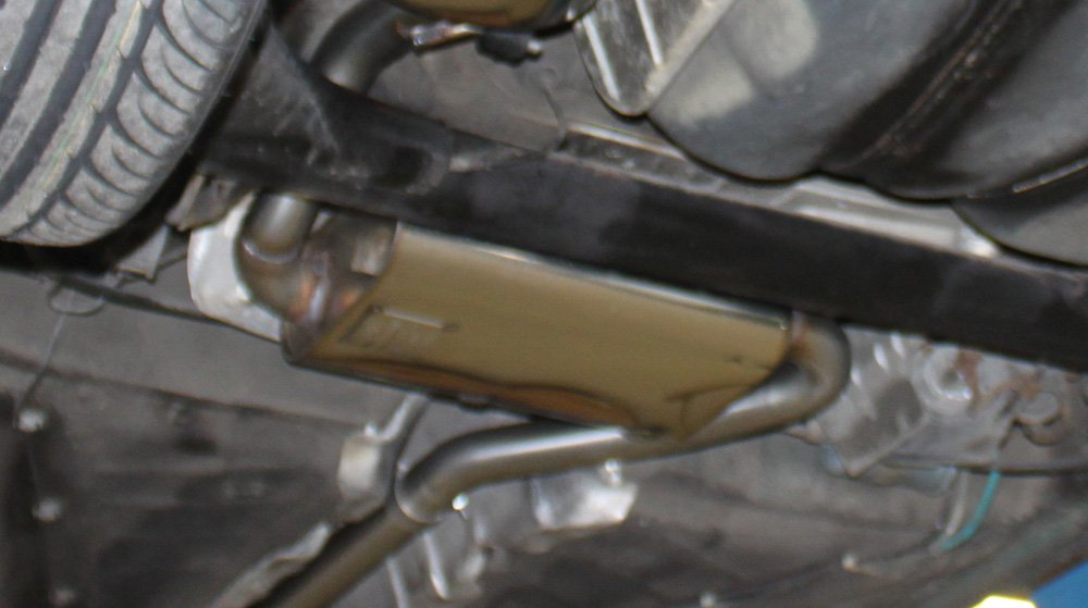 Fox Auspuff Sportauspuff Komplettanlage für VW Corrado G60 53i 1.8l 118kW