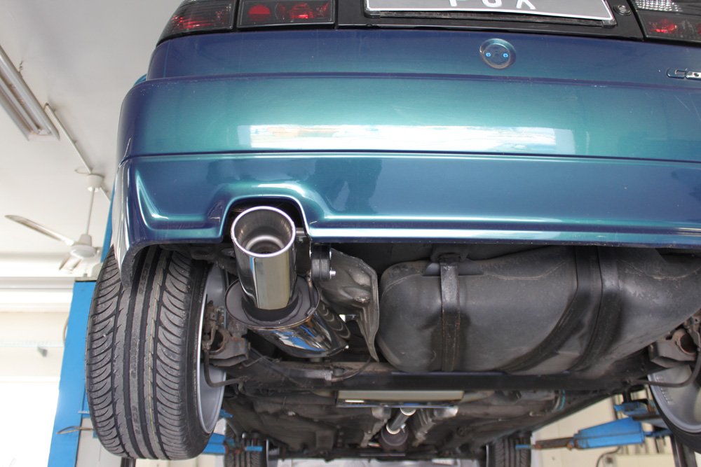 Fox Auspuff Sportauspuff Komplettanlage für VW Corrado 16V 2.0l 16V 100kW