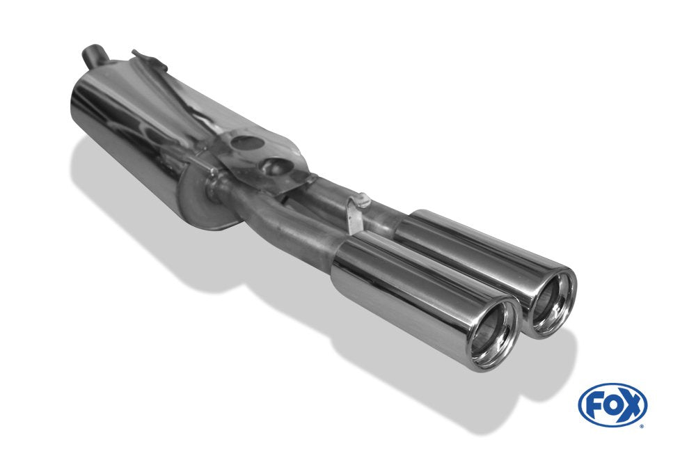 Fox Auspuff Sportauspuff Endschalldämpfer für VW Vento 1HX 1,4l 40/44kW 1,6l