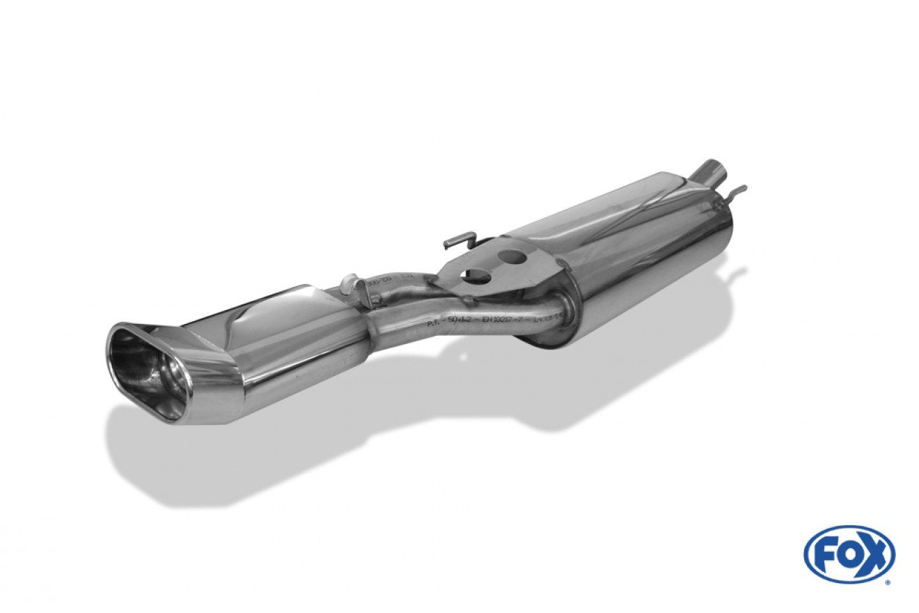 Fox Auspuff Sportauspuff Endschalldämpfer für VW Vento 1.4 1.6 1.8 1.9 1.9l TDI