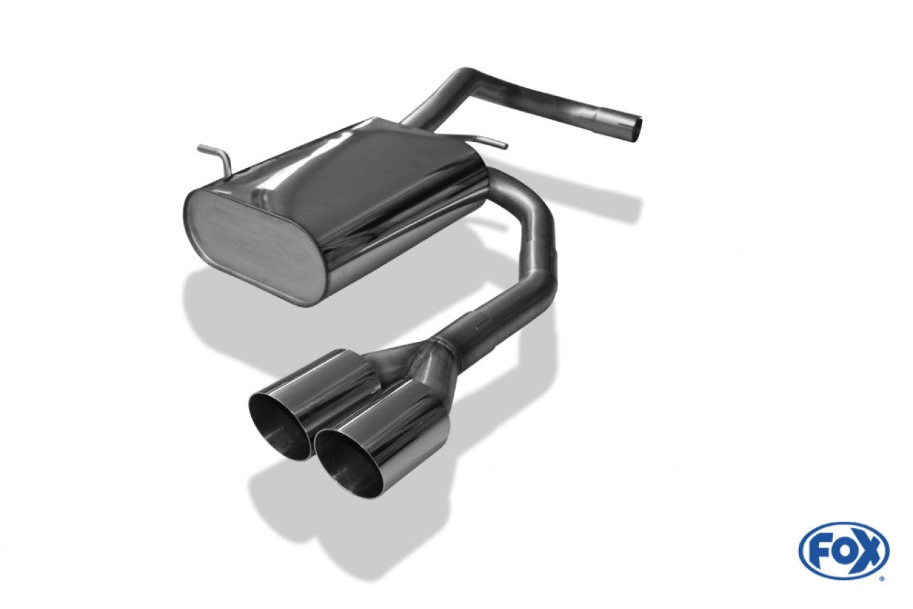 Fox Auspuff Sportauspuff Endschalldämpfer für VW Lupo 6X 1,4l 74/77kW 1,6l 92kW