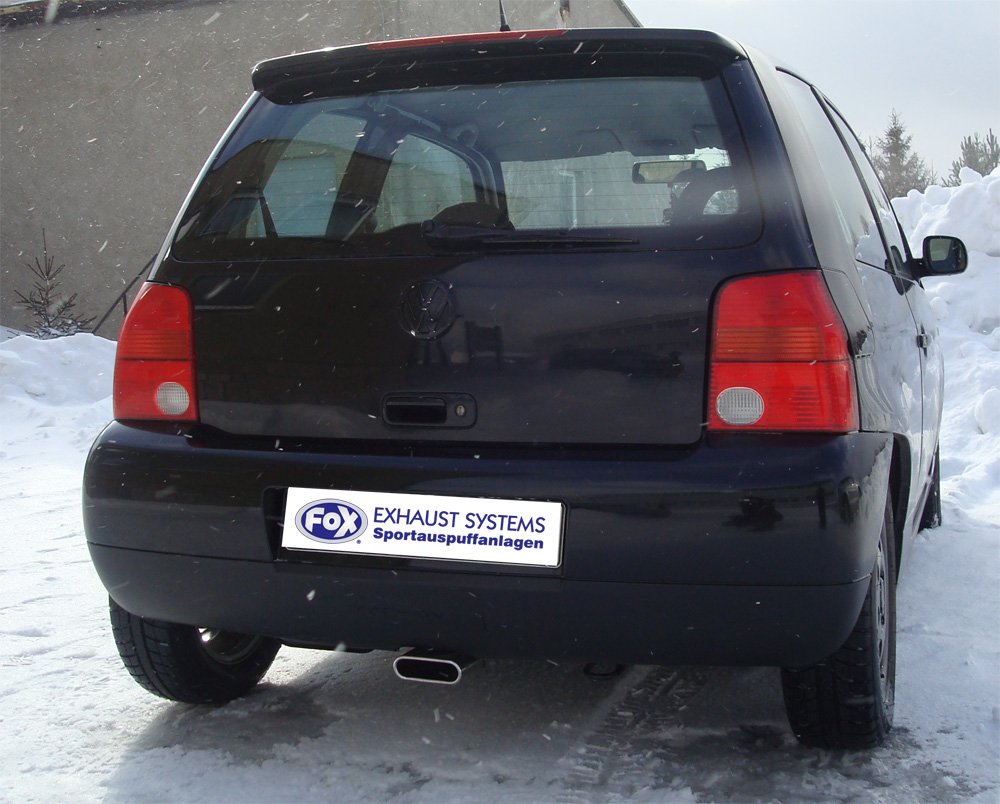 Fox Auspuff Sportauspuff Komplettanlage für VW Lupo 6X 1.4l 74/77kW