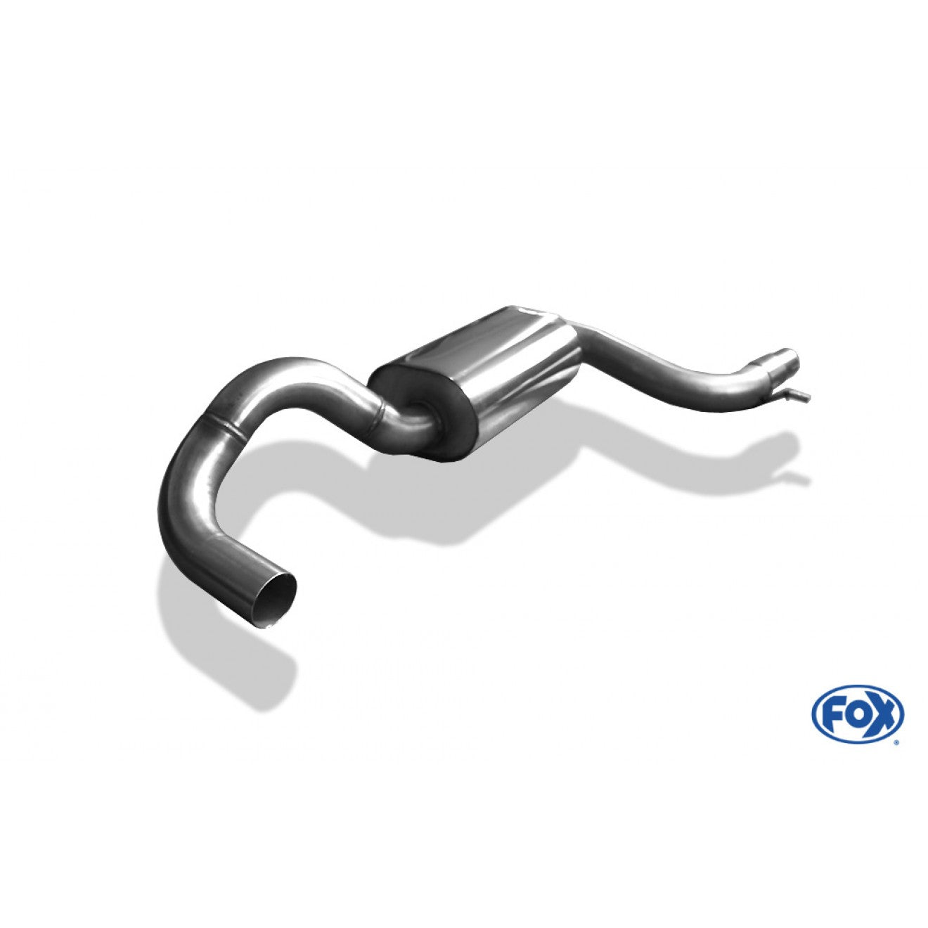 Fox Mittelschalldämpfer Sportauspuff für VW Beetle 16 5C Cabrio 1,2l 77kW Starre