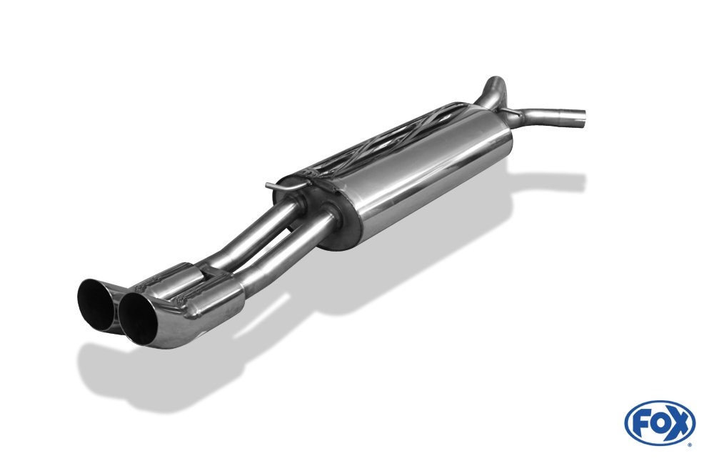 Fox Auspuff Sportauspuff Endschalldämpfer für Skoda Octavia Typ 1U 1,6l