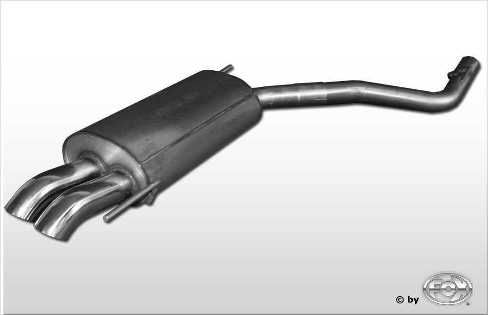 Fox Auspuff Sportauspuff Komplettanlage für VW Pritsche T4 2.5l TDI 65/75kW