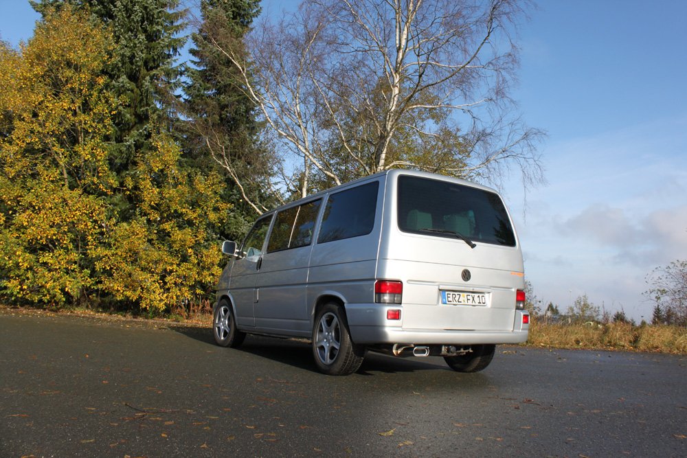 Fox Auspuff Sportauspuff Endschalldämpfer für VW Bus T4 2,5l 81/85kW 2,8l