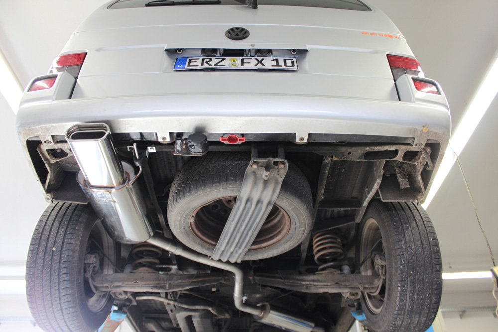 Fox Auspuff Sportauspuff Endschalldämpfer für VW Bus T4 2,5l 81/85kW 2,8l