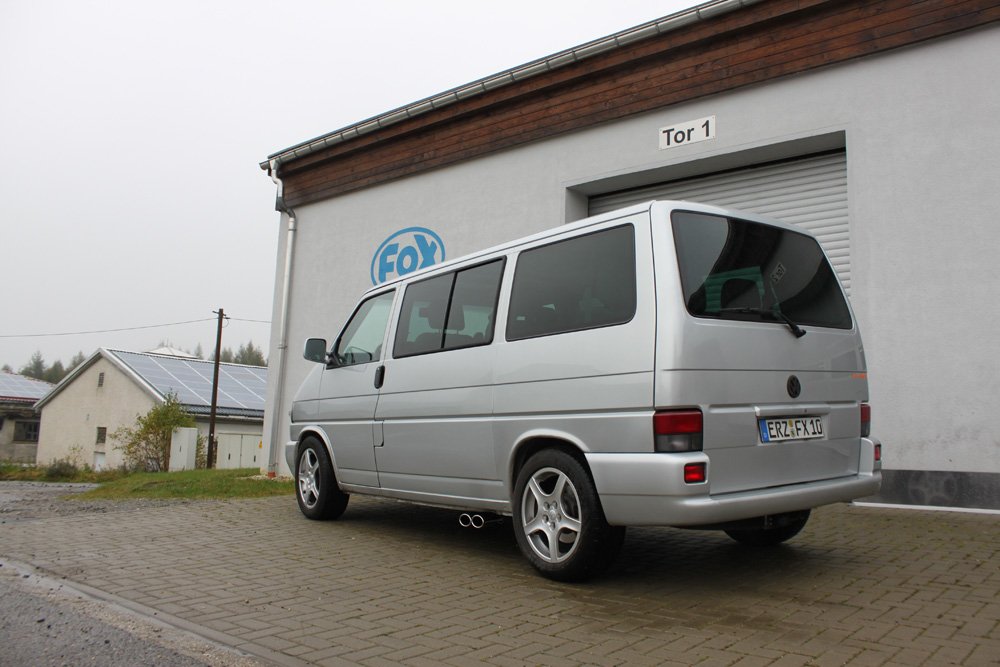 Fox Auspuff Sportauspuff Endschalldämpfer für VW T4 2.5l TDI 111kW
