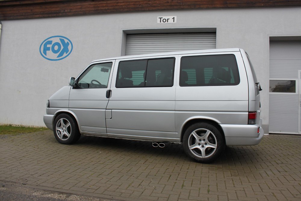 Fox Auspuff Sportauspuff Endschalldämpfer für VW T4 2.5l TDI 111kW