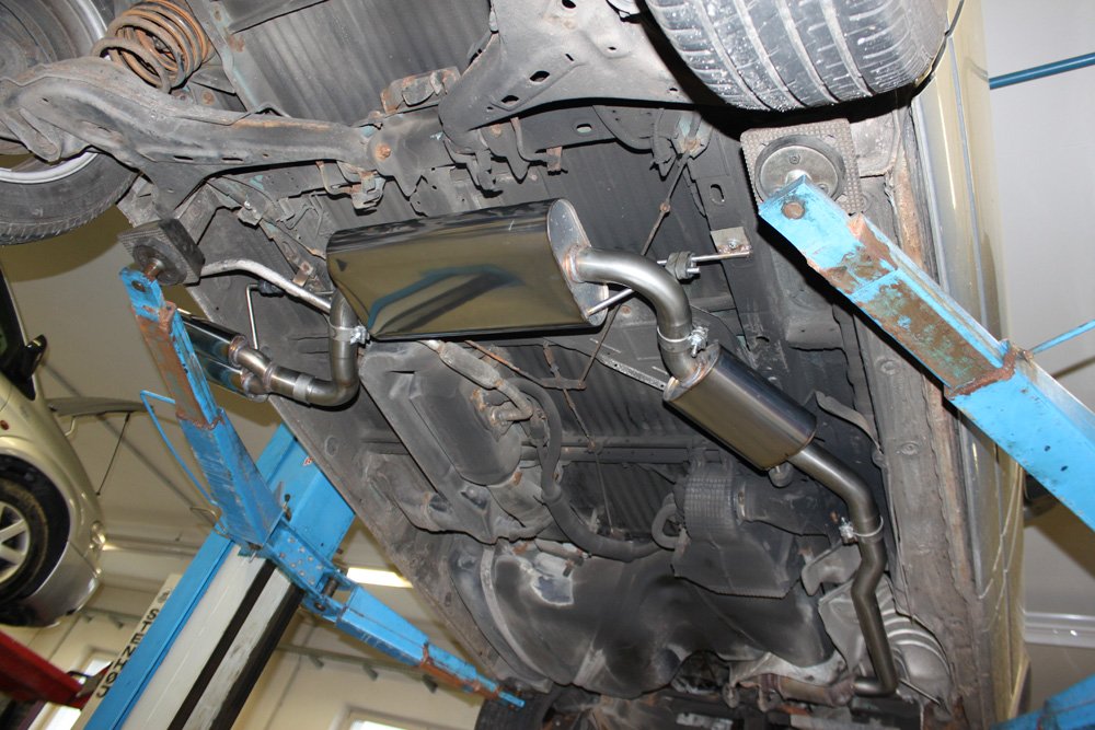 Fox Auspuff Sportauspuff Endschalldämpfer für VW T4 2.5l TDI 111kW