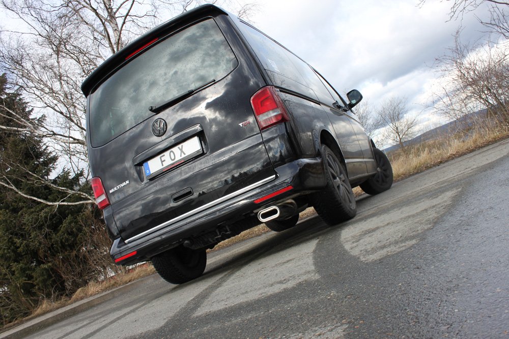 Fox Auspuff Sportauspuff Endschalldämpfer für VW Bus T5 / T6 1,9l TDI