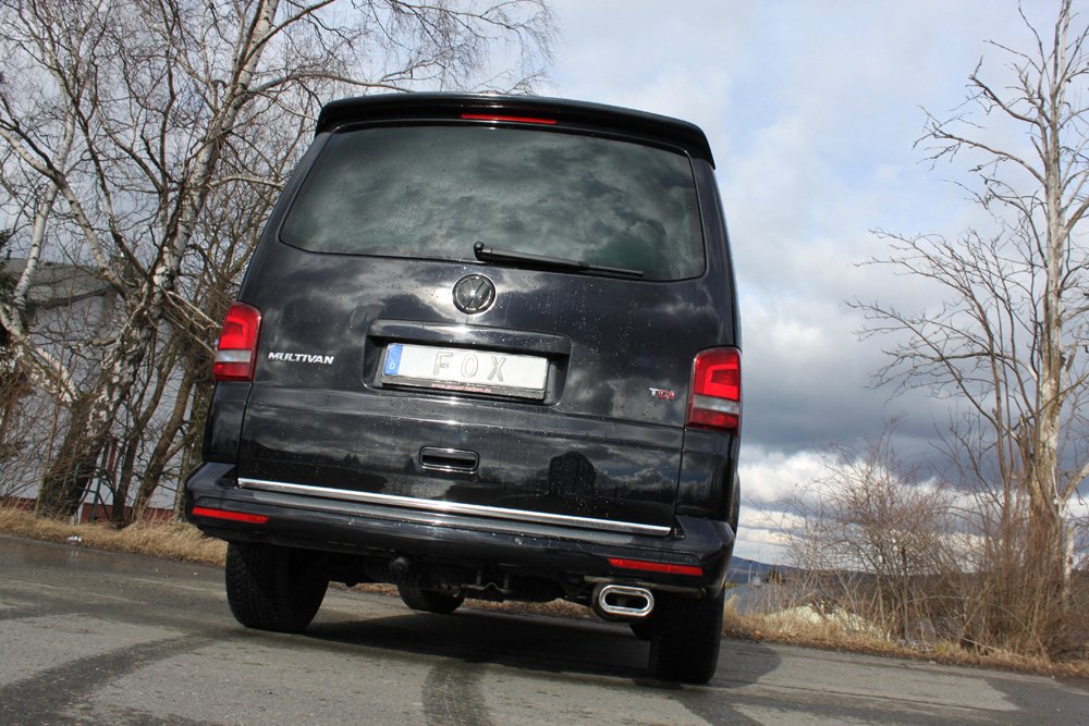 Fox Auspuff Sportauspuff Endschalldämpfer für VW Bus T5 / T6 1,9l TDI