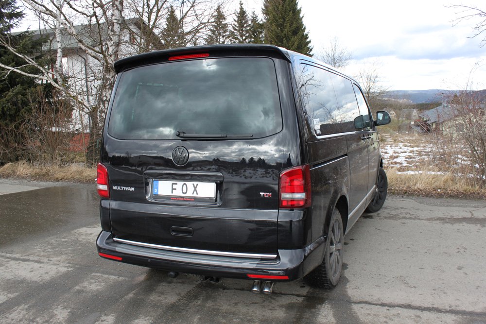 Fox Auspuff Sportauspuff Komplettanlage für VW Bus T5 / T6 2,0l 85kW 3,2l