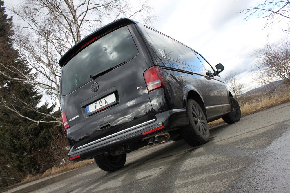 Fox Auspuff Sportauspuff Komplettanlage für VW Bus T5 / T6 2,0l 85kW 3,2l