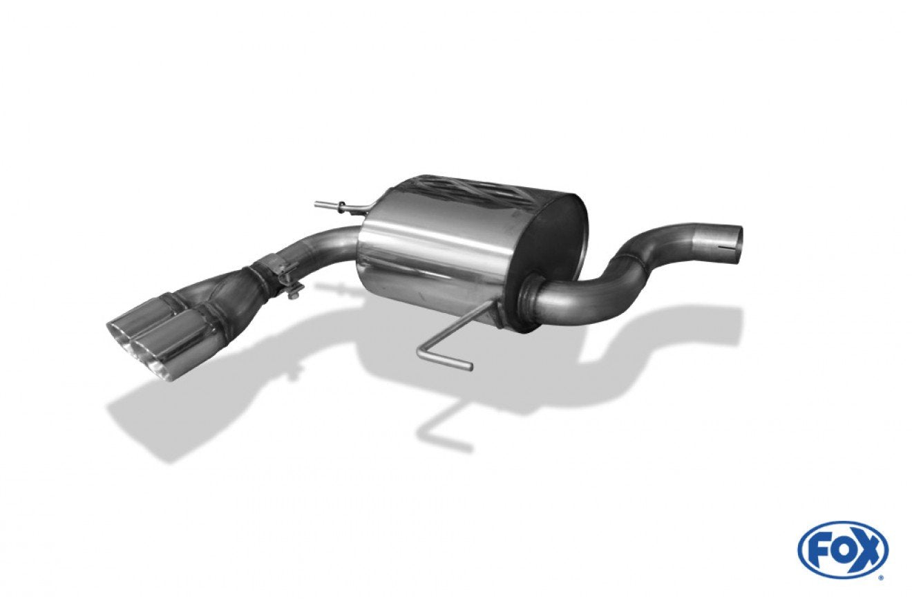 Fox Auspuff Sportauspuff Endschalldämpfer für VW Tiguan 2 Diesel 4motion 2.0 TDI