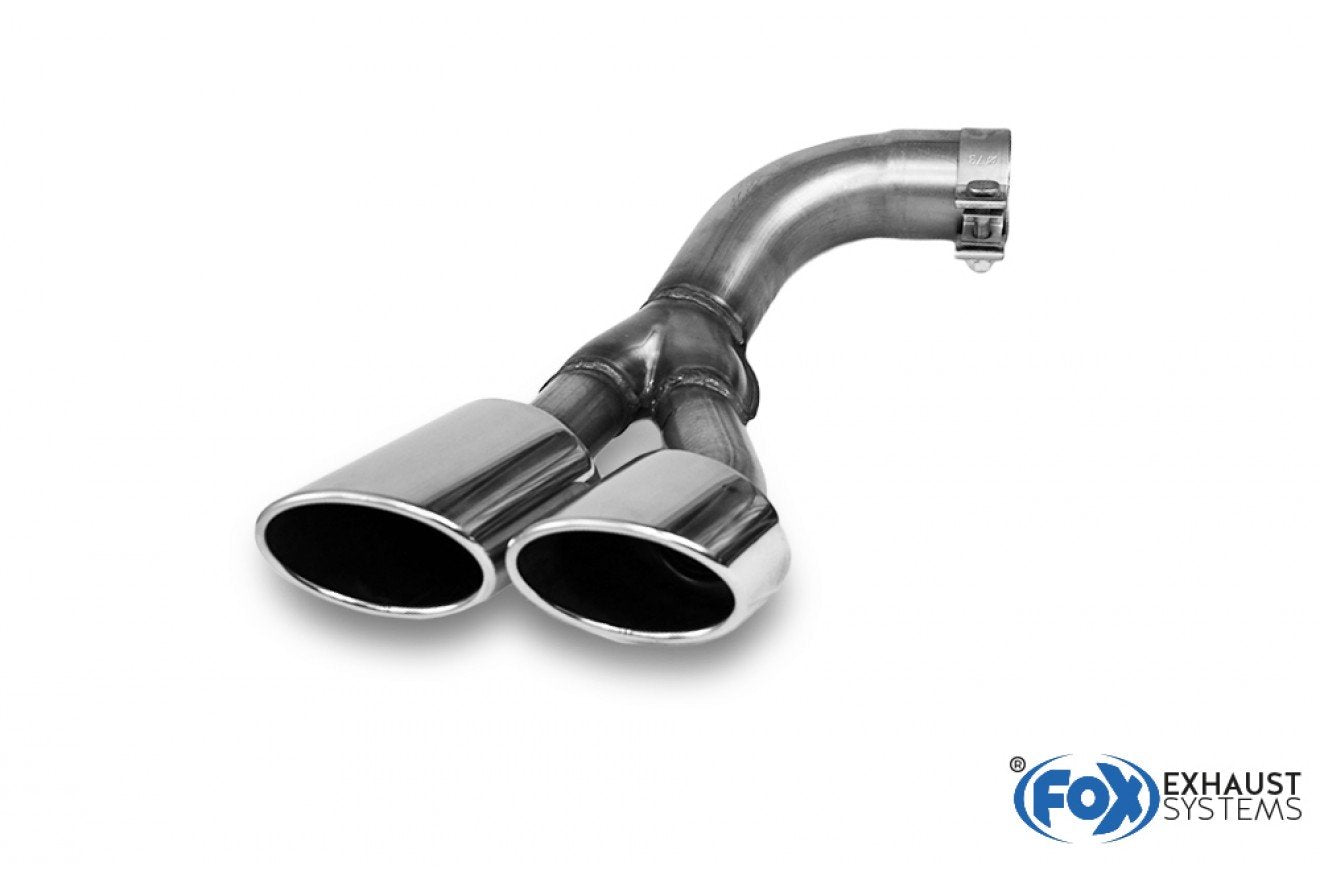 Fox Endrohr für VW Amarok 4x4 Endrohr rechts zur Seite 2x115x85 Typ 38 3,0l
