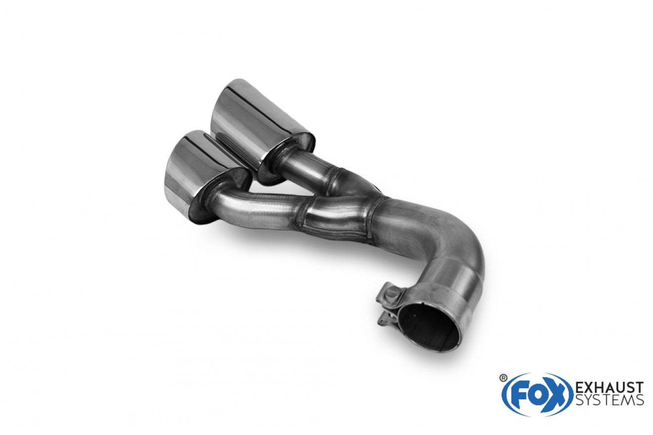 Fox Endrohr für VW Amarok 4x4 Endrohr rechts zur Seite 2x115x85 Typ 38 3,0l