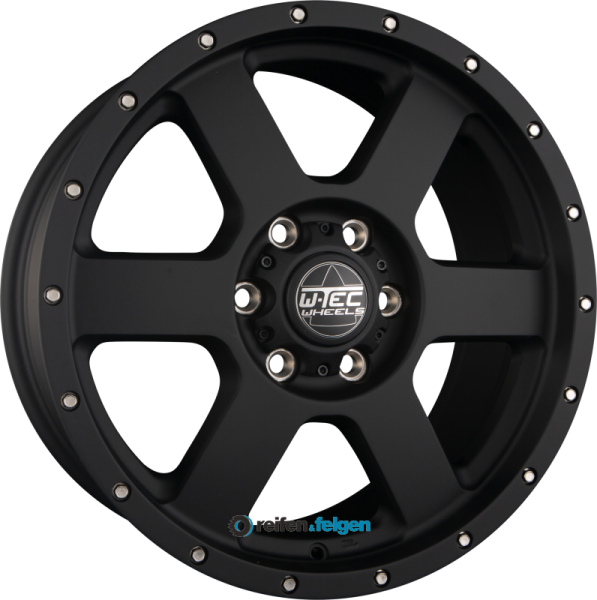 W-TEC ALL TERRAIN 8x18 ET45 6x130 NB84.1 Schwarz werk91-4