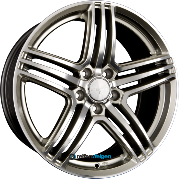 WHEELWORLD WH12 7.5x17 ET45 5x112 NB66.6 Chromsilber Hochglanz Poliert (HSP plus)