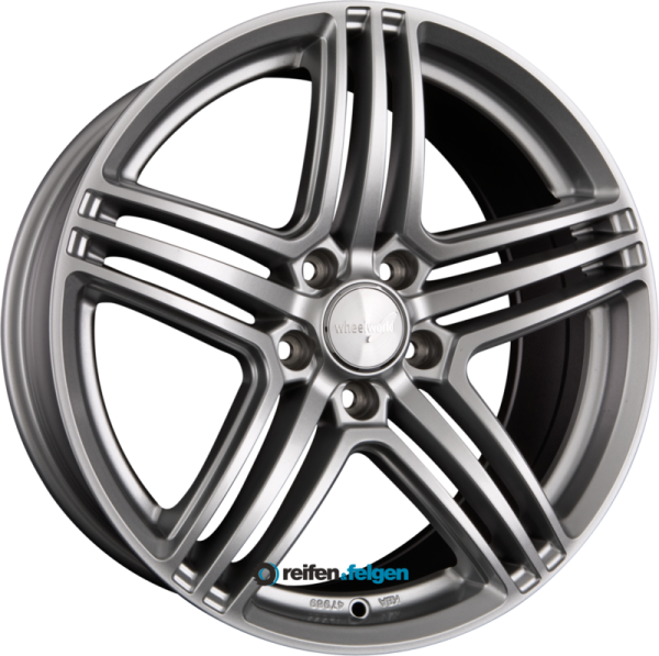 WHEELWORLD WH12 8x18 ET45 5x112 NB66.6 Arkticsilber (AS)