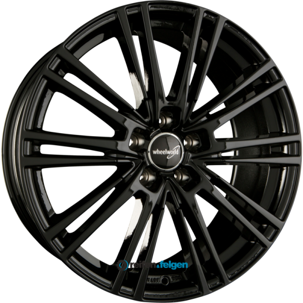 WHEELWORLD WH18 7.5x17 ET35 5x112 NB66.6 Schwarz Glanz Lackiert (SW plus)