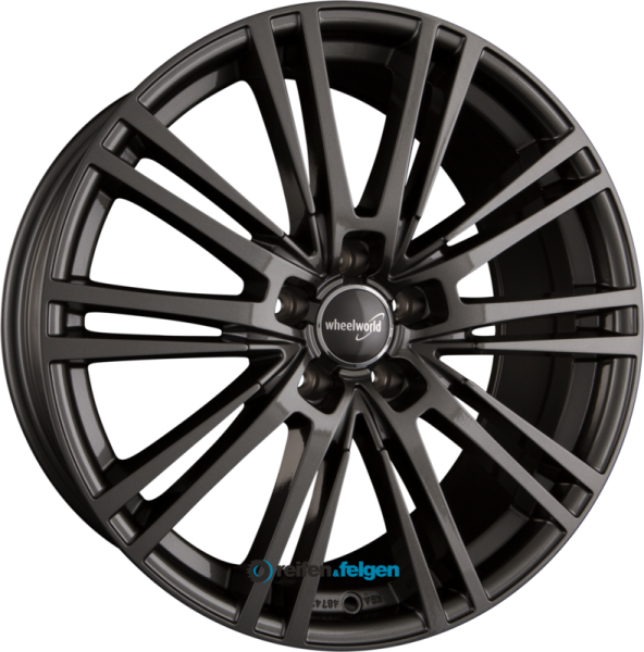 WHEELWORLD WH18 9x20 ET37 5x112 NB66.6 Dark Gunmetal Glänzend (DGM plus)