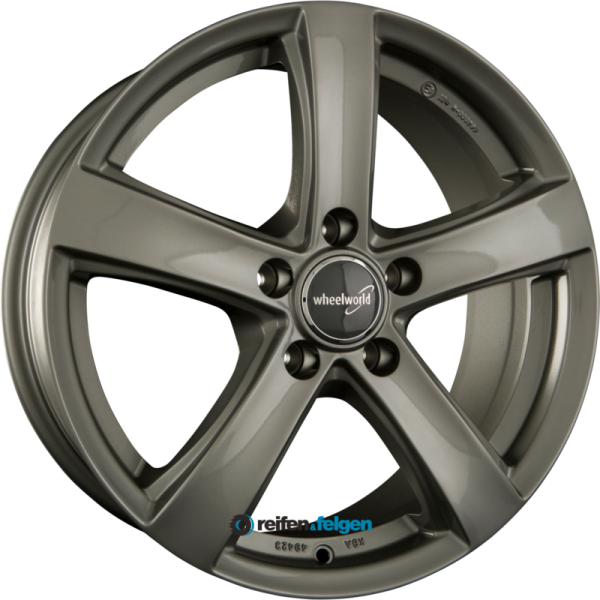 WHEELWORLD WH24 6.5x16 ET33 5x112 NB57.1 Daytonagrau Lackiert (DG plus)