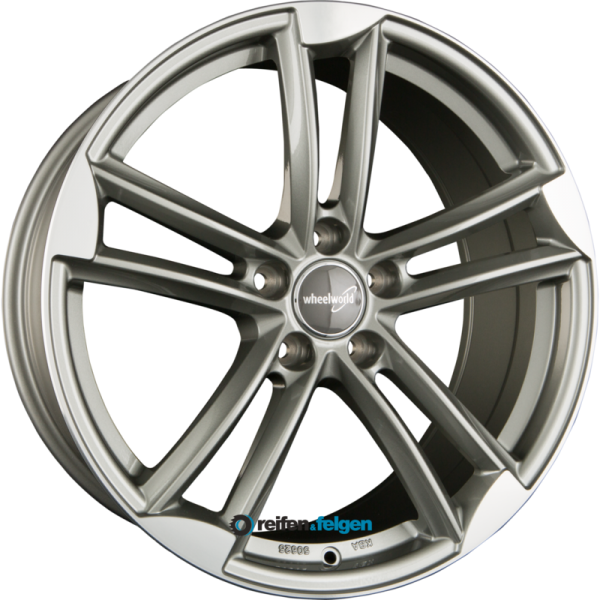 WHEELWORLD WH27 8.5x19 ET30 5x112 NB66.6 Daytona Grau Hochglanzpoliert (DGP plus)