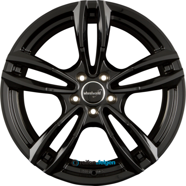 WHEELWORLD WH29 8.5x18 ET35 5x112 NB66.6 Schwarz Glanz Lackiert (SW plus)